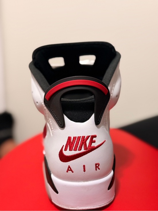 Red / Black Air Jordan 6 carmine 2021, size 13 main image 7